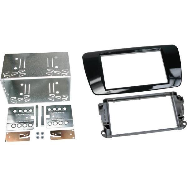 2-DIN Paneel Seat Ibiza 2008-2017 Kleur: Piano Zwart