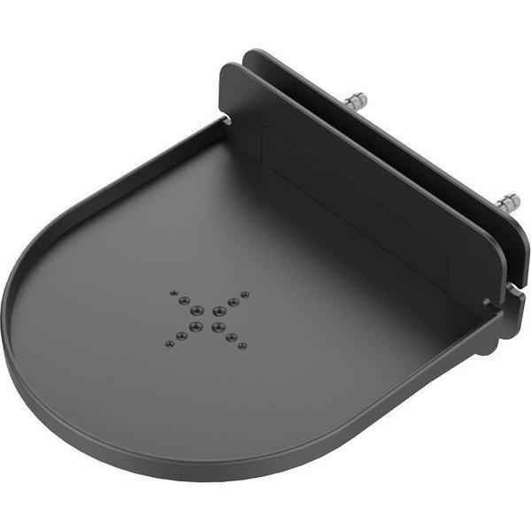 Slimme Speaker Standaard - Zwevend Plankje Voor Smart Speakers - Inclusief Bevestigingsmateriaal - Zwart