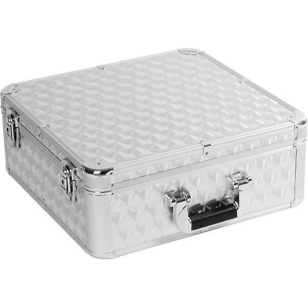 Roadinger cd koffer - cd opbergsysteem aluminium voor 100 CDs - cd case