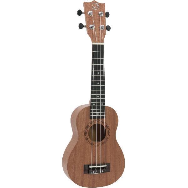 DIMAVERY UK-400 ukelele muziekinstrument soprano Basswood