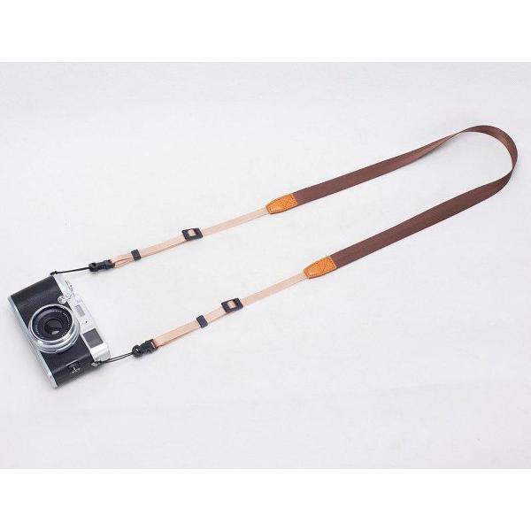 Camera Schouderband / Nekriem / Camerariem - Type Slim KOFFIE