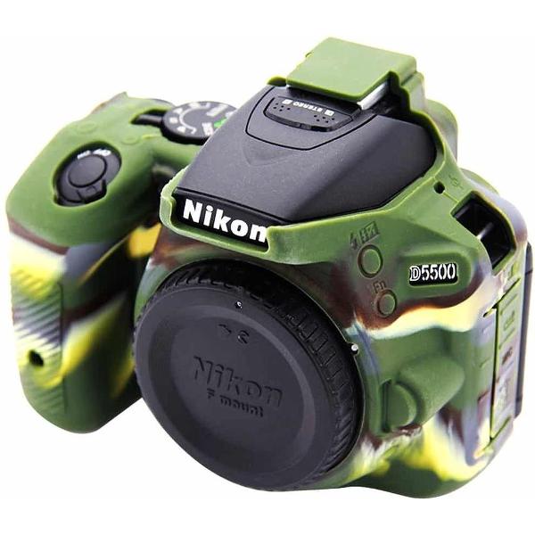 PULUZ Soft Silicone Protective Case for Nikon D5500 / D5600(Camouflage)