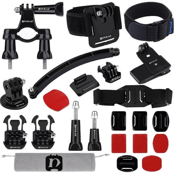 24 in 1 GoPro Accessoire Combi Kit voor GoPro HERO 4 Sessie / 4 / 3 + / 3 / 2 / 1