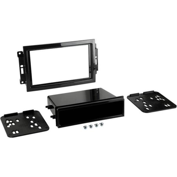 2-DIN Paneel Chrysler 300C/ PT Cruiser - Jeep Grand Cherokee Kleur: Zwart