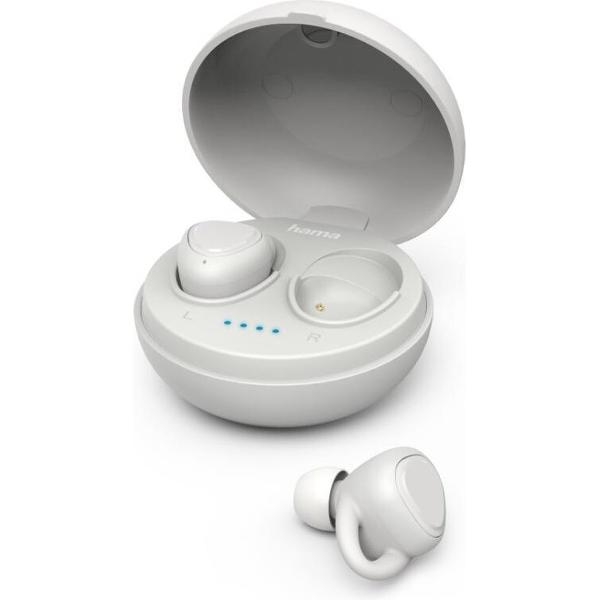 Hama Bluetooth®-koptelefoon LiberoBuds In-ear,full Wireless,oplaadstat.,grijs