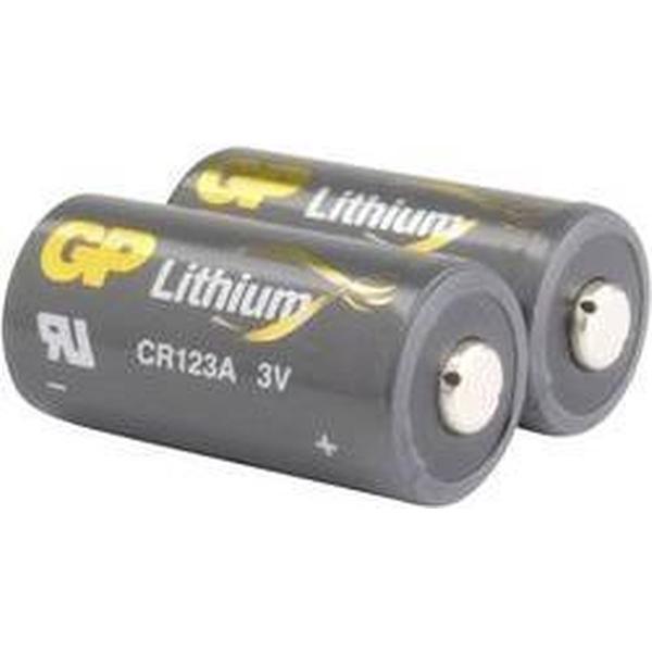 GP Batteries CR123A CR123A Fotobatterij Lithium 1400 mAh 3 V 2 stuk(s)