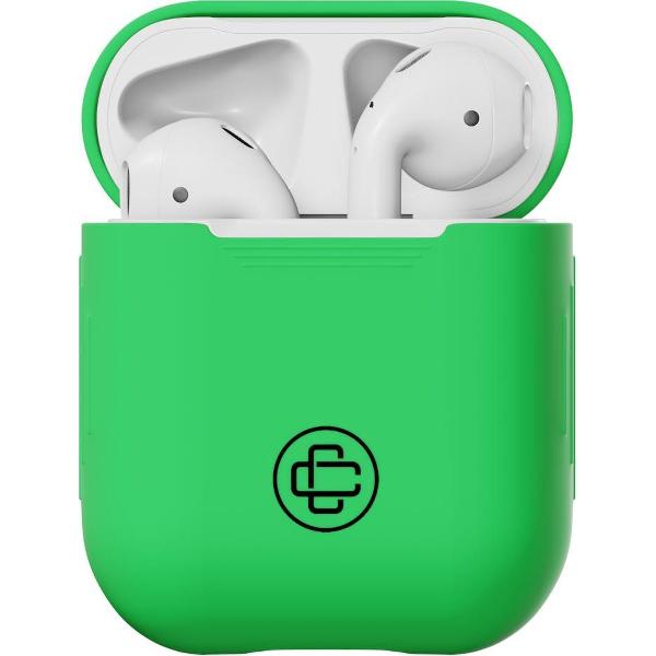 Case Closed - AirPods Hoesje - Silicone - Groen