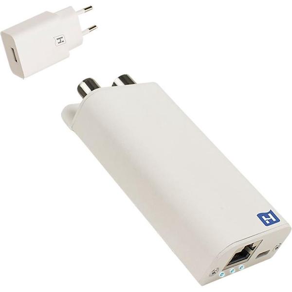Hirschmann INCA 1G white SHOP - Multimedia over coax adapter, 1000Mbps Incl. USB adapter