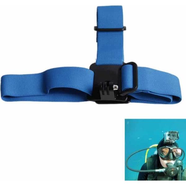 ST-24 Anti-slip verstelbare elastische hoofdriemriem voor GoPro Hero 4 / 3+ / 3/2/1