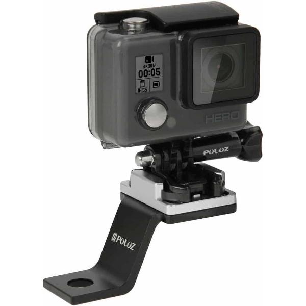 PULUZ vaste metalen motorfiets houder voor GoPro NIEUWE HERO / HERO6 / 5/5 sessie / 4 sessie / 4/3 + / 3/2/1, Xiaoyi en andere actiecamera's (zilver)