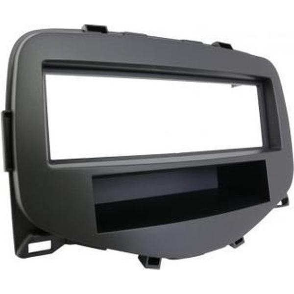 2-DIN frame met bakje C1 2014->/108 2014->/Aygo 2014-> Zwart