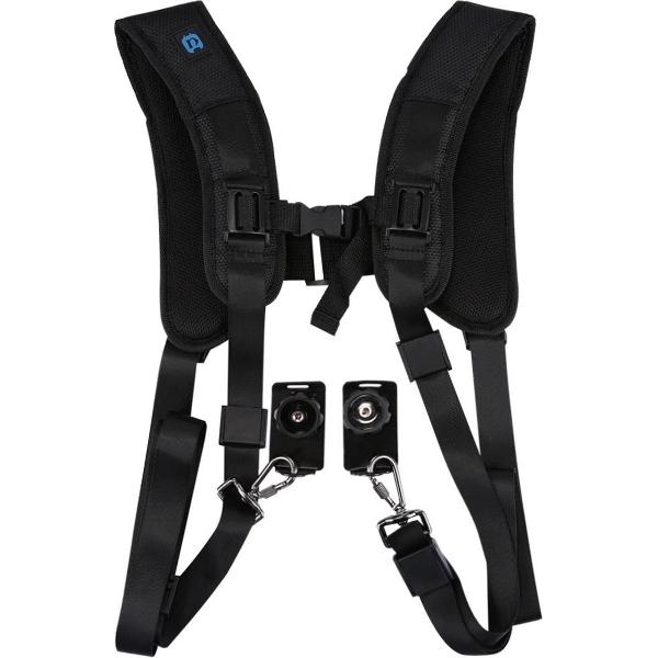 PULUZ Quick Release Double Shoulder Harness Soft Pad voor DSLR digitale camera's