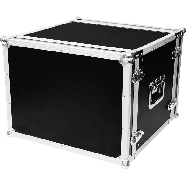 Roadinger flightcase 19 inch CO DD, 8U, 38cm diep, zwart