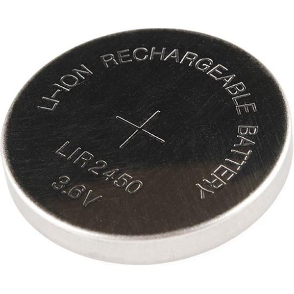 LIR2450 oplaadbare li-ion knoopcel batterij accu 3.6V Huismerk