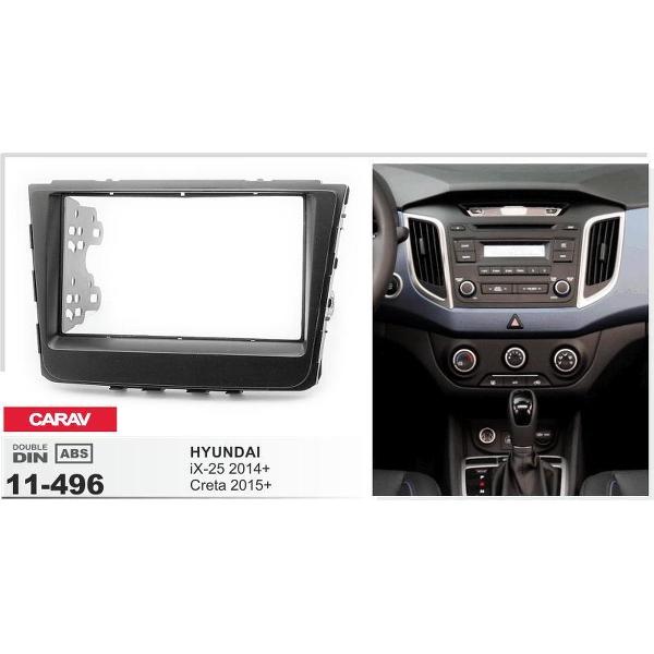 2-DIN HYUNDAI iX-25 2014+; Creta 2015+ afdeklijst / installatiekit Audiovolt 11-496