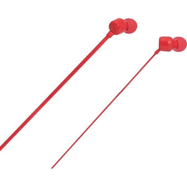 JBL T110 - In-ear oordopjes - Rood