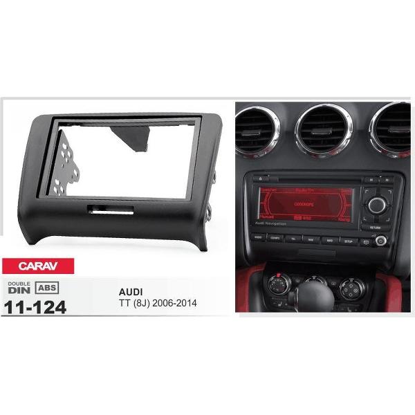 2-DIN AUDI TT (8J) 2006-2014 afdeklijst / installatiekit Audiovolt 11-124