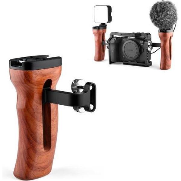 YELANGU A72 Universele camera houten handgreep