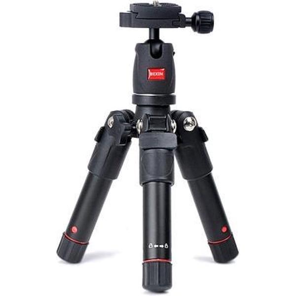 BEXIN MS03 draagbare aluminium mini reisstatieven voor DSLR-camera slimme mobiele telefoon