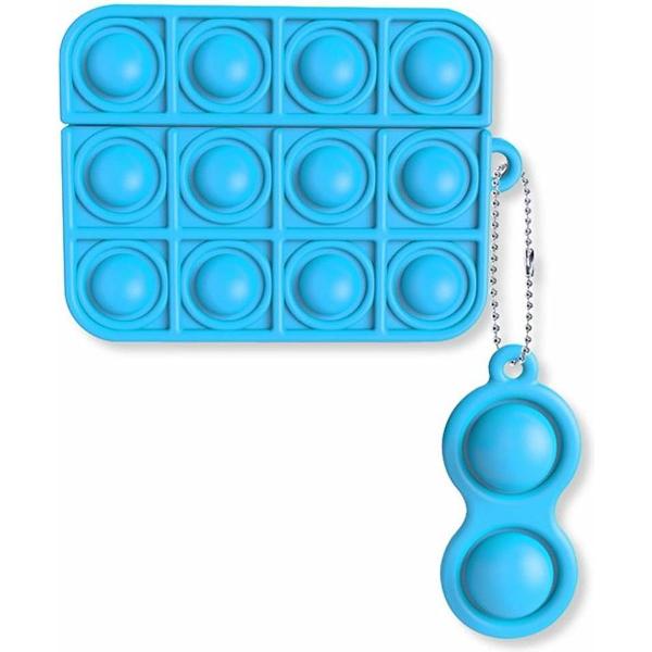 Rodent Pioneer Case Cover Voor Airpods Pro - Siliconen Lichtblauw | Watchbands-shop.nl