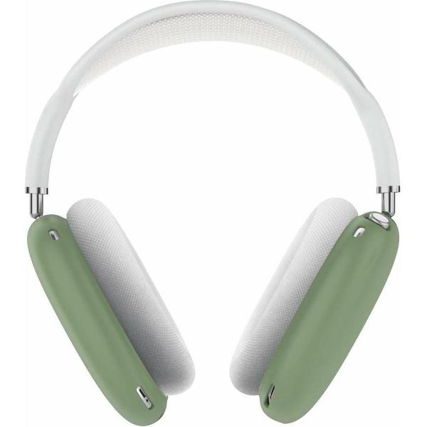 Airpods Max Headset Cover Case - Siliconen Groen | Watchbands-shop.nl