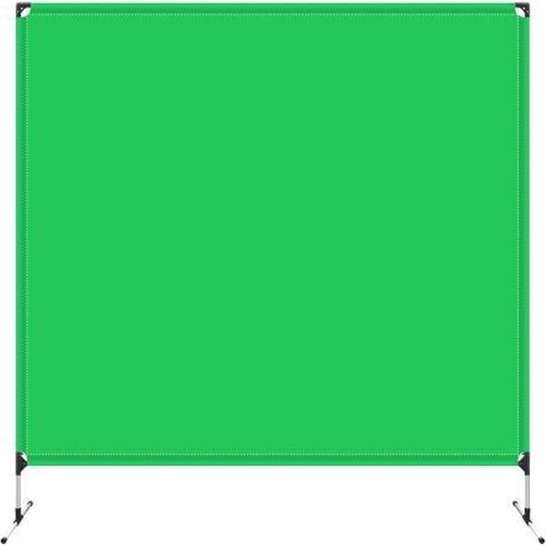 PULUZ 2 x 2m Fotostudio Achtergrond Groene Achtergronden Uitsparing Foto Achtergrond Beugel Stand (Groen)