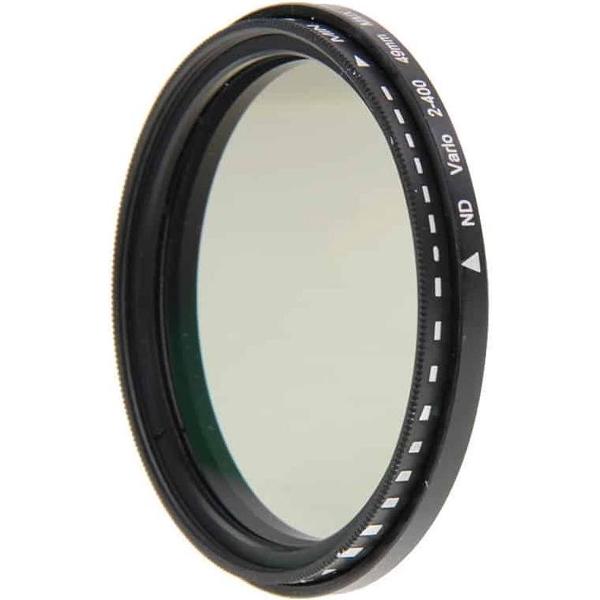 49 mm ND Fader verstelbaar variabel filter met neutrale dichtheid, ND 2 tot ND 400 filter