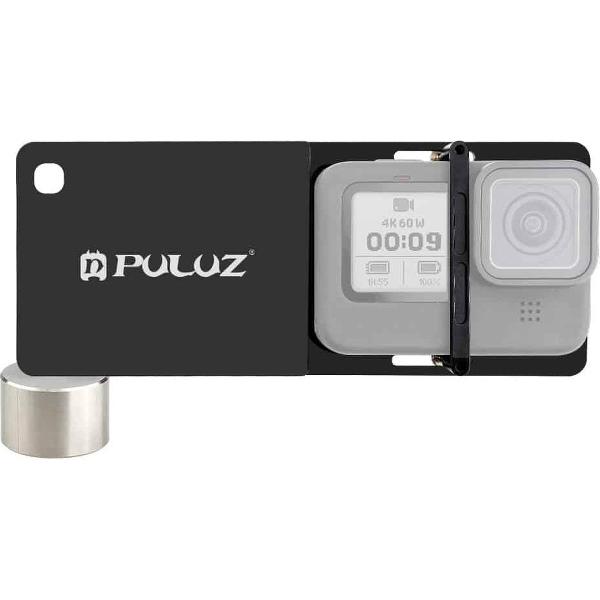 PULUZ Mobile Gimbal Switch Mount Plate voor GoPro HERO 9 Black, voor DJI OSMO Mobile Gimbal (Black)