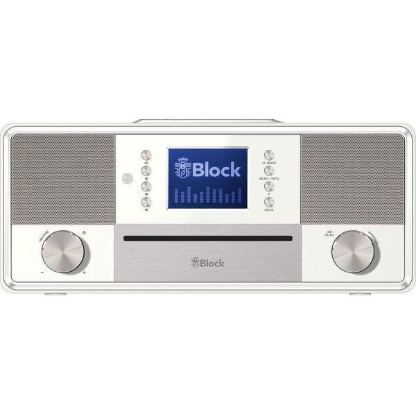 Audioblock SR-50 radio Internet Digitaal Wit
