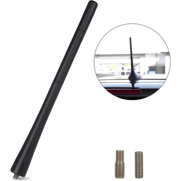 Antenne auto 20cm Autoantenne flexibel Zwart met M5 M6 aansluiting / HaverCo