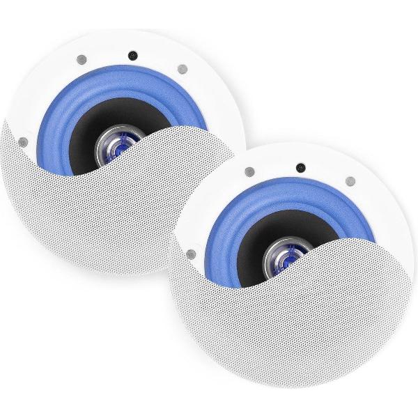 Inbouw speaker (set van 2) - Power Dynamics ESCS5 plafond speaker low profile - 40W - 5.25 inch