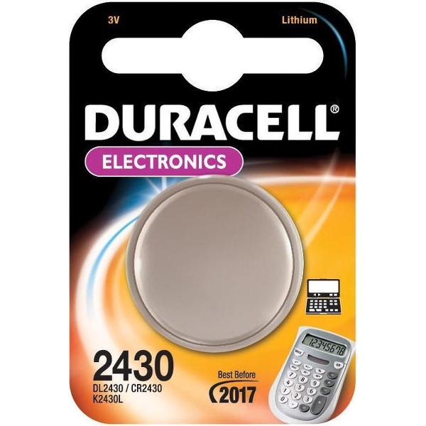 23x Duracell knoopcel Electronics CR2430, op blister