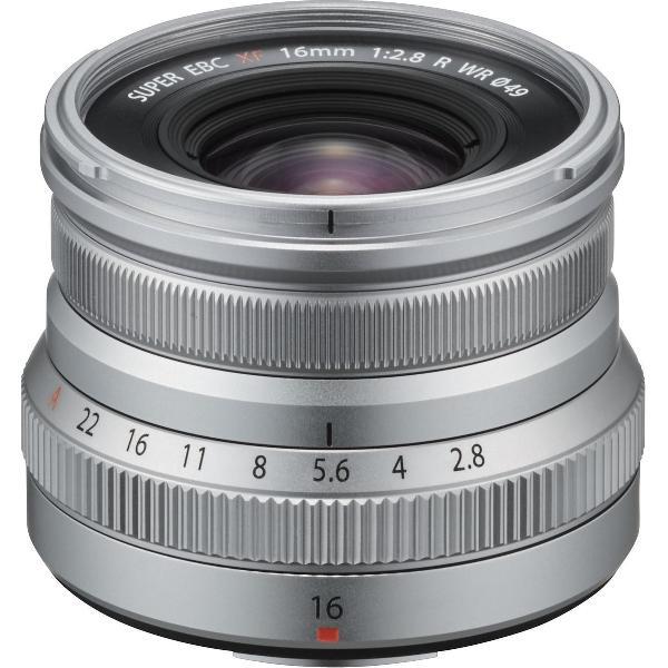 Fujifilm FUJINON XF16mmF2.8 R WR MILC Groothoeklens Zilver