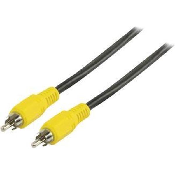 Valueline 2m RCA m/m composiet videokabels Zwart