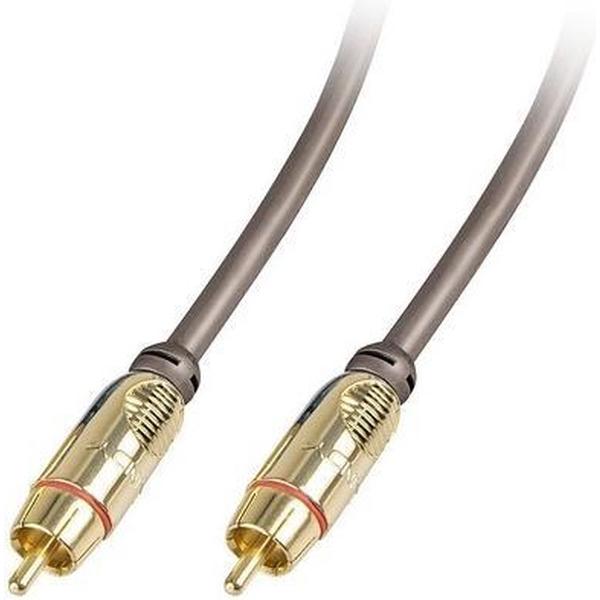 LINDY 37896 Audio Aansluitkabel [1x Cinch-stekker - 1x Cinch-stekker]