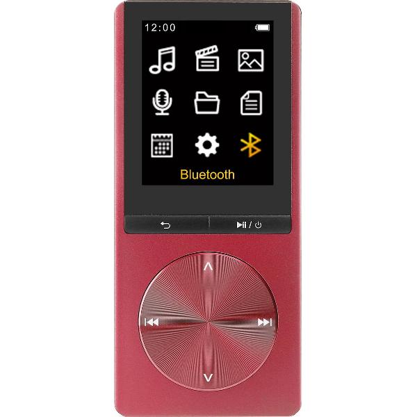 Difrnce MP1820BT Red - MP4 speler met 4GB geheugen - Rood