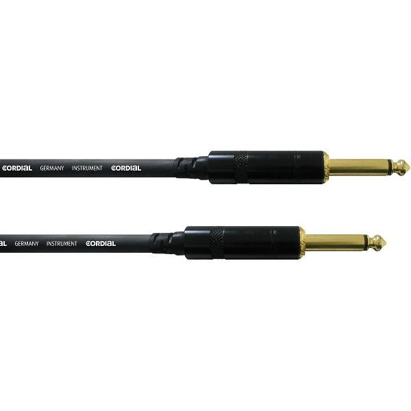 Cordial CCI 9 PP Instrumenten Kabel [1x Jackplug male 6.3 mm - 1x Jackplug male 6.3 mm] 9.00 m Zwart