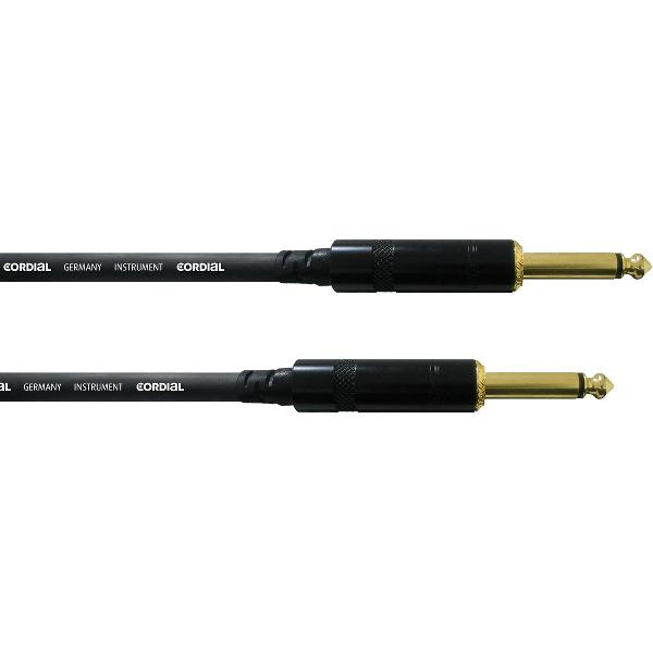 Cordial CCI 9 PP Instrumenten Kabel [1x Jackplug male 6.3 mm - 1x Jackplug male 6.3 mm] 9.00 m Zwart