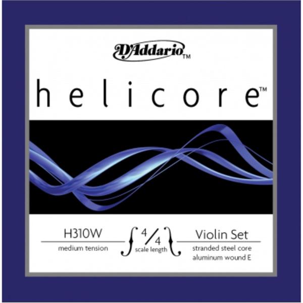 Violin snaren Helicore H310W- 4/4M, Medium Tension, Alen E