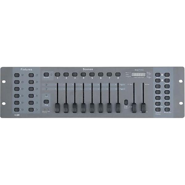 Showtec Showtec scan master 8/2, 192 kanaals Lichtsturing