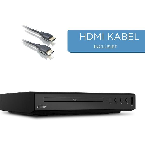 Philips TAEP200 - DVD-speler (2000 series) met CD-ondersteuning - Inklusief HDMI Kabel - Zwart