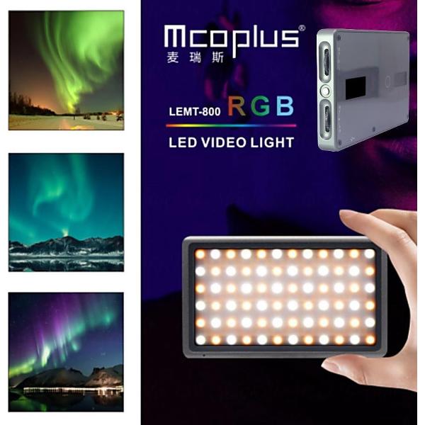 McoPlus LEMT-800 Mini RGB LedLight