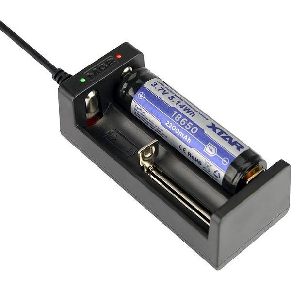 XTAR MC2 USB li-ion batterijlader