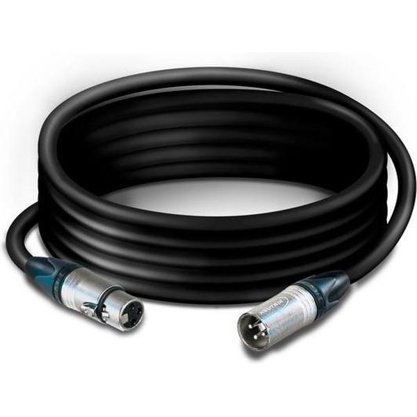 RF333black Tasker C128 met Neutrik NC3FXX en NC3MXX, lengte 3 meter