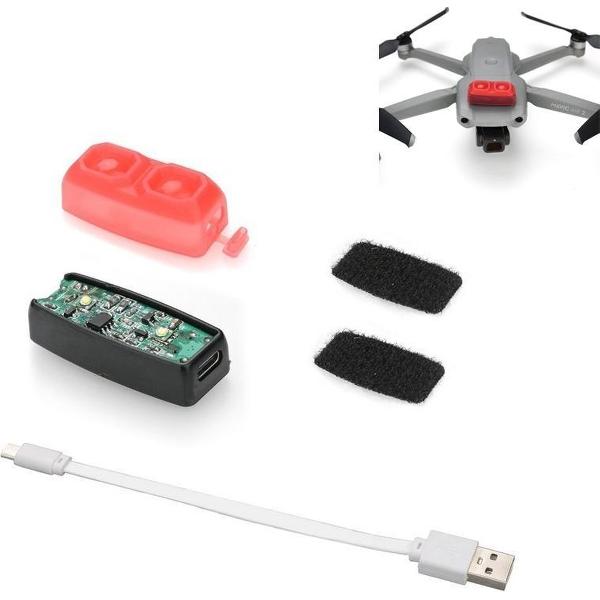 RCSTQ Flash Strobe Light voor DJI Phantom 4 / Mavic Mini / Mavic Air 2 Pro (rood)