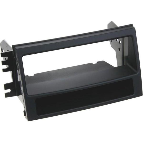 1-DIN Paneel met aflegbakje. Kia Soul 2008 > Kleur: Zwart