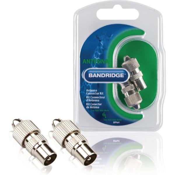 Bandridge BPP641 kabel-connector 2x Coax M