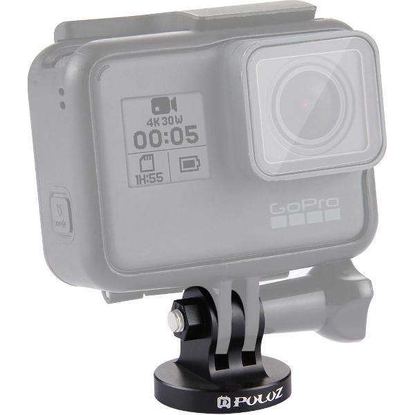 Tripod Mount / Adapter Bevestiging voor GoPro Hero 8 /7 6 / 5 / 4 / 3+ / 3 / 2 / 1 en Andere Actiecamera's | Zwart / Black