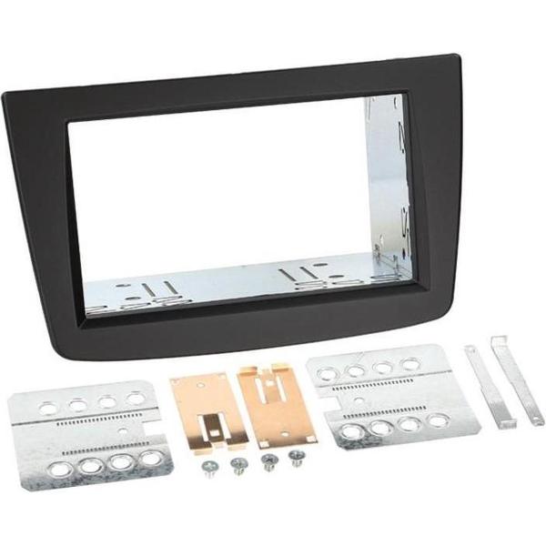 2-DIN paneel Alfa Romeo Mito 08/2008- zwart