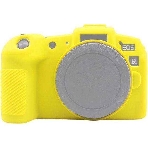 PULUZ zachte siliconen beschermhoes voor Canon EOS RP (geel)